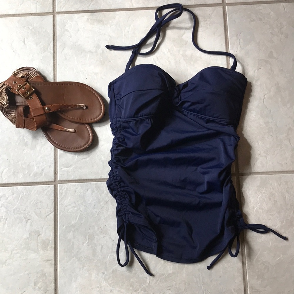 Navy Tankini Top
